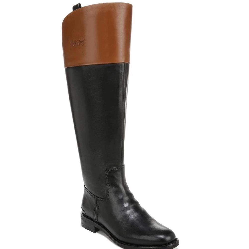 Franco Sarto Meyer 2 Knee High Boots size 6.5 Medium, wide calf , full zipped